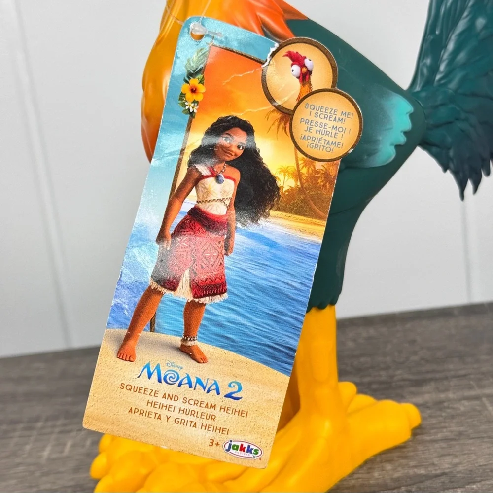 NEW Disney Moana Hei Hei Squeeze and Scream Toy - Picture 3 of 4